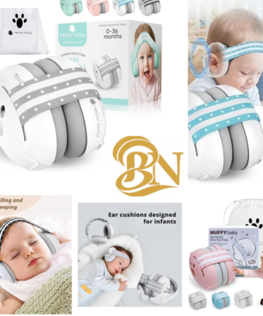 Baby Noise-Cancelling Ear Defenders for Infants (0–36 Months) – Adjustable Soft Headband |