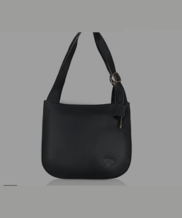 Womenβs Black Genuine Leather Sling Bag β Minimal Everyday Shoulder Bag