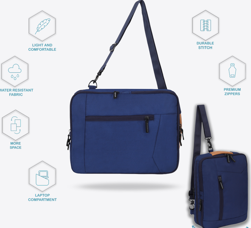 HERALD - MESSENGER LAPTOP BAG